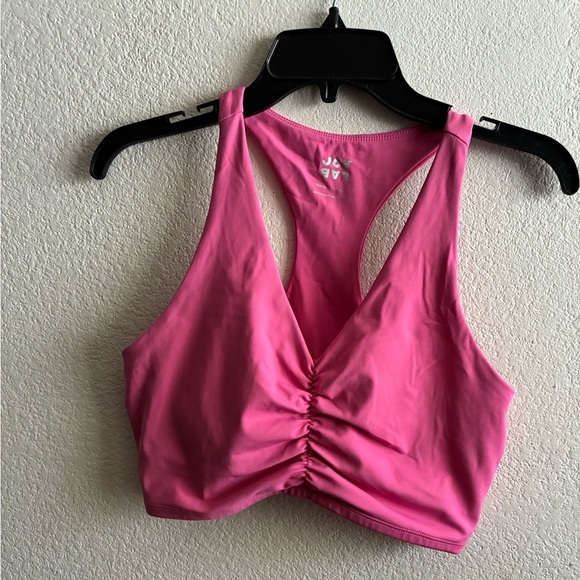 JoyLab Pink  Ruched Activewear Sport Bra M - Picture 2 of 8